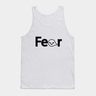 Fear Halloween artistic design Tank Top